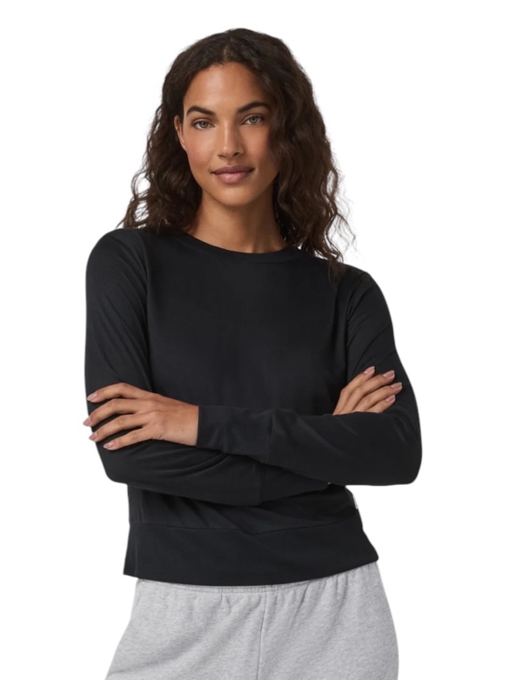 NEW Vuori Daydream Crew Top Black Heather Size M - Picture 14 of 14